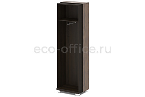 Каркас шкафа для одежды крайний GRACE L-56к Дуб Линдберг тёмный / Tasso Nero фото