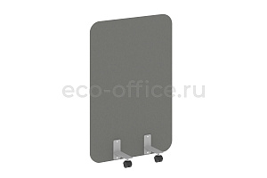 Перегородка на металлических опорах, на роликах R-LINE DP.R-80-120 Металлик фото