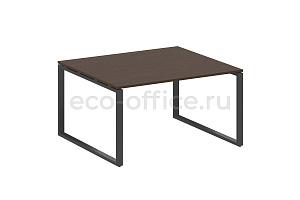 Стол переговорный (1 столешница) METAL SYSTEM STYLE БО.ПРГ-1.3 Венге Цаво / Антрацит металл фото