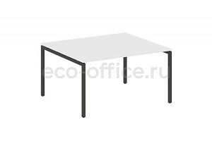 Стол переговорный (1 столешница) METAL SYSTEM QUATTRO 4x4 40БП.ПРГ-1.3 Белый / Антрацит металл фото