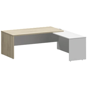 Стол руководителя правый Protech KZP-20R Кронберг/Белый фото