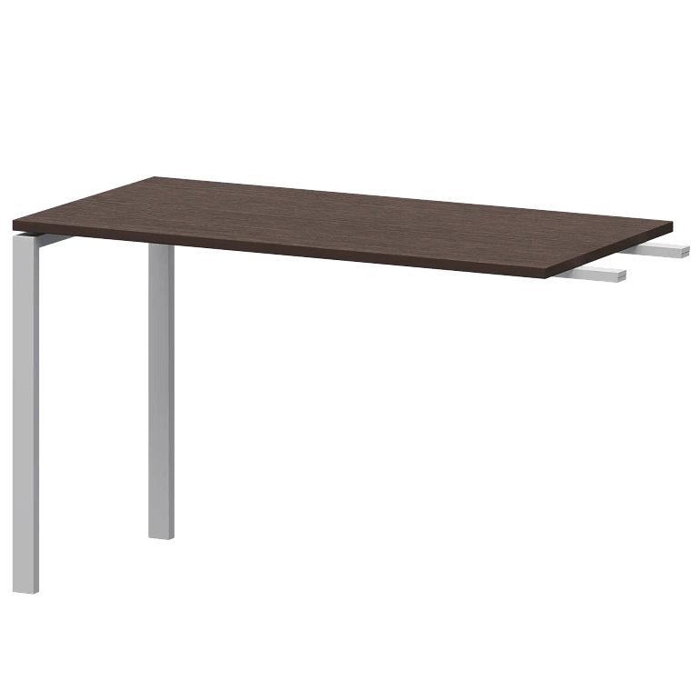 бриф-приставка на металлокаркасе protech ам-120.60 дуб венге/белый фото