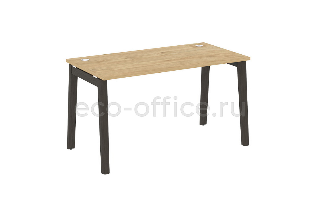 стол письменный onix wood ow.sp-3.7 тиквуд светлый / дуб тёмный фото
