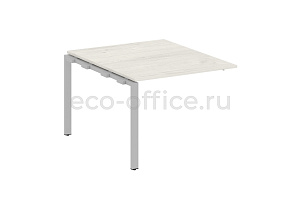 Проходной наборный элемент переговорного стола METAL SYSTEM STYLE БП.ППРГ-1 Дуб Наварра / Серый металл фото