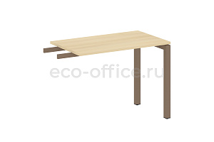 Приставной элемент на П-образном м/к METAL SYSTEM QUATTRO 5x5 50БП.ПР-3 Акация Лорка / Мокко металл фото