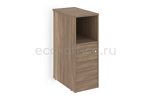 Тумба с подсветкой 5 ящиков TIP-ON завершающая левая ONIX O.R-TV-5 TIP.S (L) Дуб Аризона фото