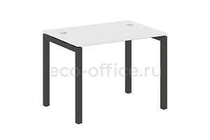 Стол письменный METAL SYSTEM QUATTRO 5x5 50БП.СП-1 Белый / Антрацит металл фото
