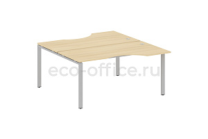 Рабочая станция криволинейная METAL SYSTEM STYLE БП.РАС-СА-2.1 Акация Лорка / Серый металл фото