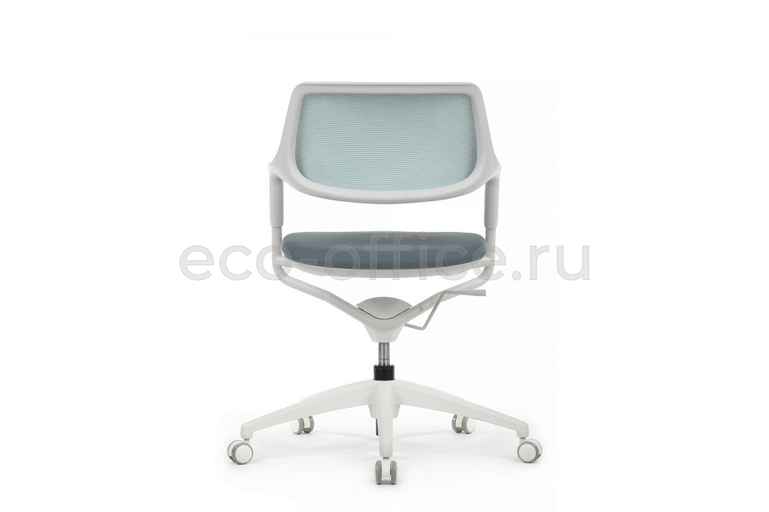 Кресло RV Design SCROLL HY-813D Голубая сетка / Серая ткань  стоимость