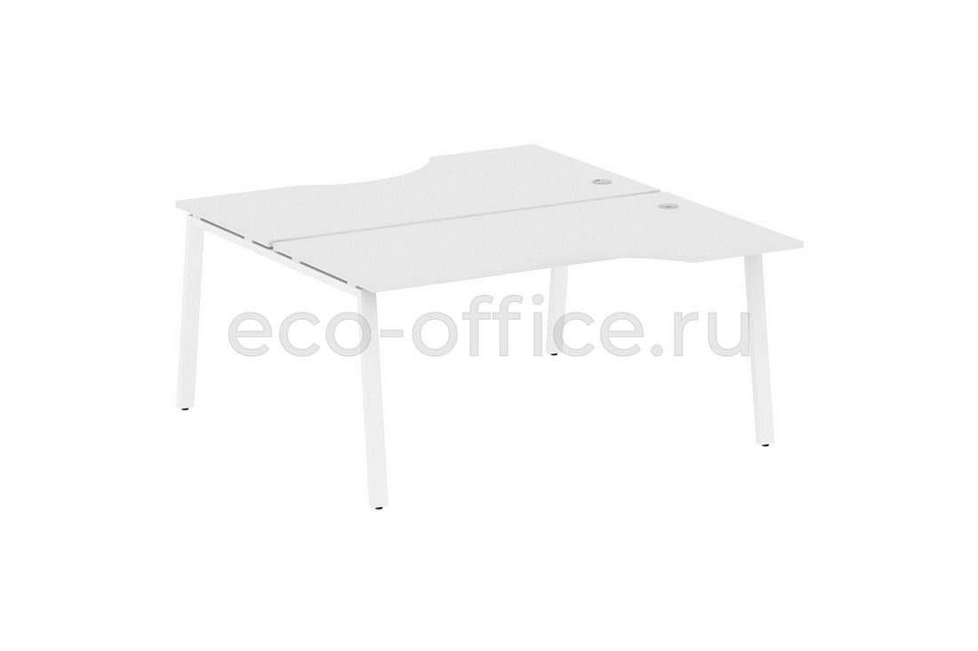 Рабочая станция криволинейная METAL SYSTEM STYLE БА.РАС-СА-2.1 Белый / Белый металл  стоимость