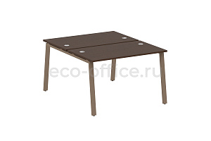 Рабочая станция METAL SYSTEM STYLE БА.РАС-СП-2.2 Венге Цаво / Мокко металл фото
