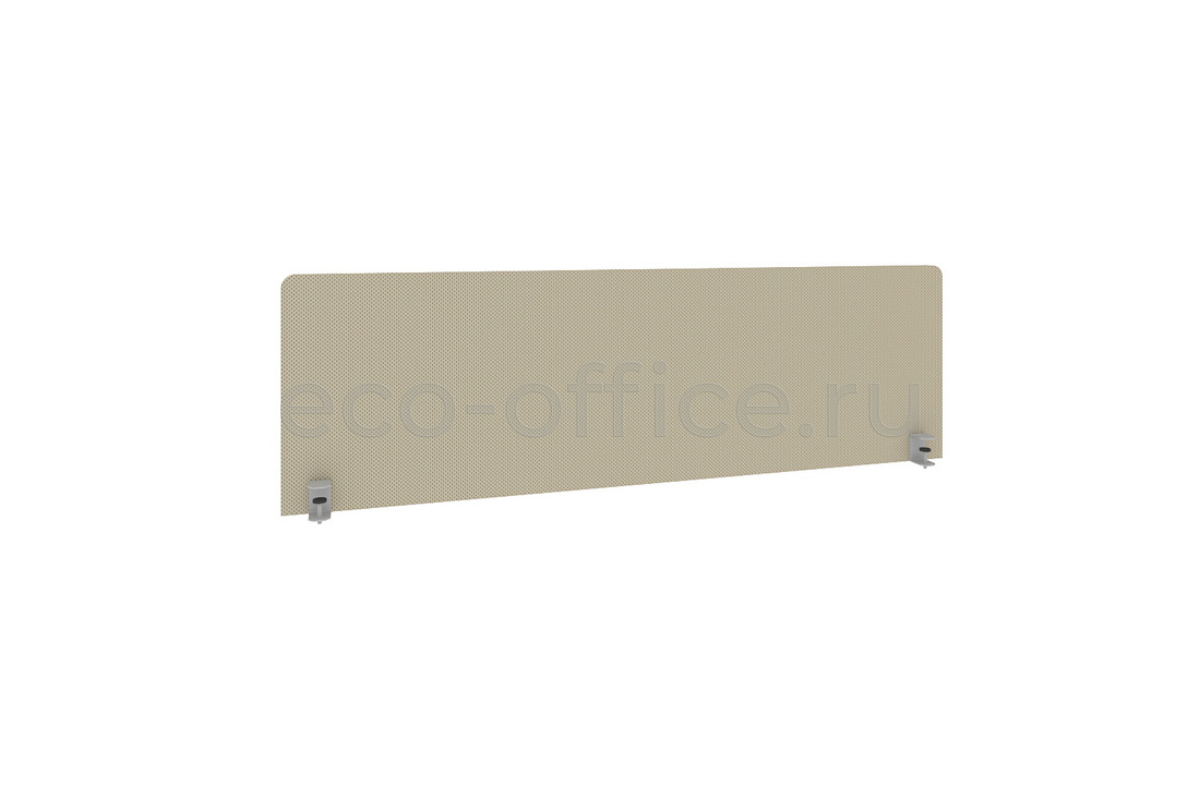 Экран тканевый для стола L1600 METAL SYSTEM STYLE Б.ТЭКР-4 Бежевая сетчатая ткань TW04 купить в Москве