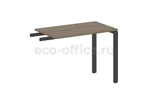 Приставной элемент на П-образном м/к METAL SYSTEM STYLE БП.ПР-3 Вяз Благородный / Антрацит металл фото