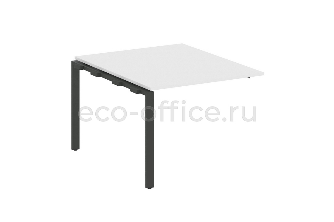 Проходной наборный элемент переговорного стола METAL SYSTEM STYLE БП.ППРГ-1 Белый / Антрацит металл  стоимость