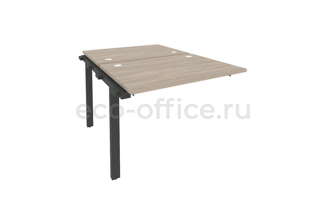 Наборный элемент рабочей станции на П-образном м/к ONIX O.M-2.NRS-1.7 Дуб Аттик / Антрацит металл   стоимость