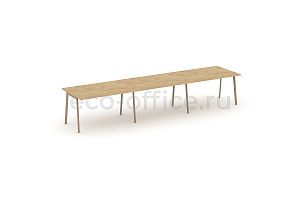 Стол переговорный ESTETICA ES.PRG-3.3-P Тиквуд Светлый фото