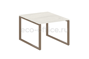 Стол переговорный (1 столешница) METAL SYSTEM STYLE БО.ПРГ-1.1 Дуб Наварра / Мокко металл фото