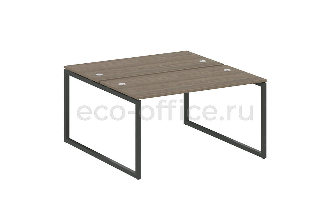 Рабочая станция криволинейная METAL SYSTEM QUATTRO 4x4 40БО.РАС-СА-2.3 Вяз Благородный / Антрацит металл   стоимость