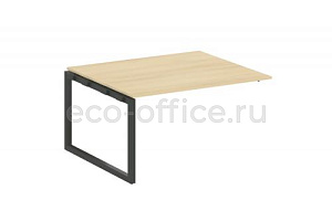 Проходной наборный элемент переговорного стола METAL SYSTEM QUATTRO 5x5 50БО.ППРГ-3 Акация Лорка / Антрацит металл фото
