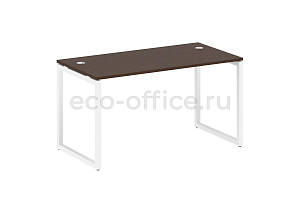Стол письменный METAL SYSTEM QUATTRO 4x4 40БО.СП-3 Венге Цаво / Белый металл фото