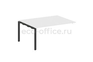 Проходной наборный элемент переговорного стола METAL SYSTEM STYLE БП.ППРГ-4 Белый / Антрацит металл фото