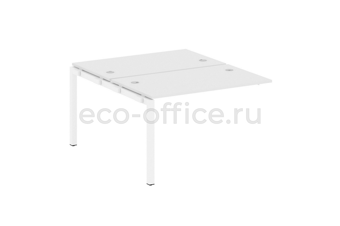 Проходной наборный элемент METAL SYSTEM QUATTRO 5x5 50БП.ПРС-СП-2.2 Белый / Белый металл купить в Москве