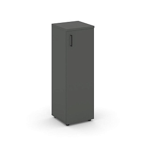 Шкаф средний узкий STYLE PROJECT SN.STU-204(R) Антрацит/Черный Ручки фото