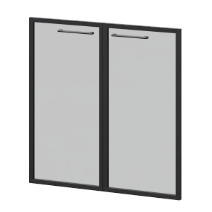 Фасады рамочные стеклянные Protech KZF-28RS(Ч) Тонированный фото