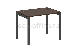 Стол письменный METAL SYSTEM QUATTRO 5x5 50БП.СП-1 Венге Цаво / Антрацит металл фото