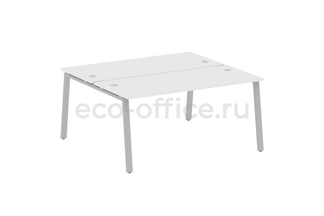 Рабочая станция METAL SYSTEM STYLE БА.РАС-СП-2.4 Белый / Серый металл  стоимость