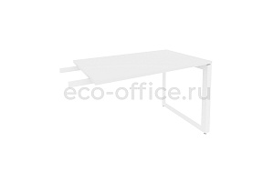 Брифинг-приставка на О-образном м/к ONIX DIRECT O.MO-BR-11 Белый Бриллиант / Белый металл фото