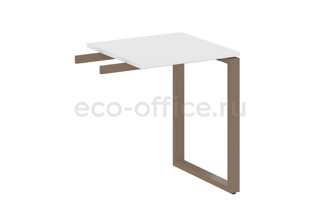 Приставной элемент на О-образном м/к METAL SYSTEM STYLE БО.ПР-1 Белый / Мокко металл  стоимость