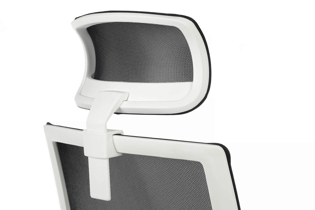 кресло rv chair mint 1029hw чёрная сетка / серая ткань фото