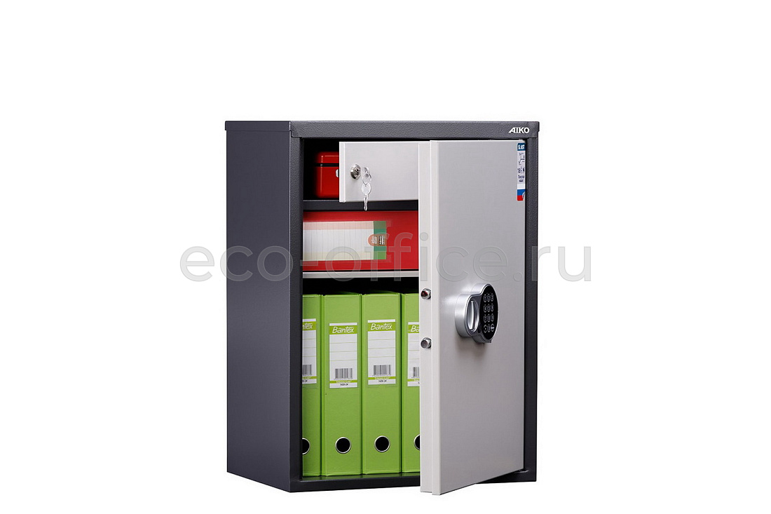 Шкаф бухгалтерский AIKO SL-65T EL Графит (RAL 7024) / Светло-серый (RAL 7038)  стоимость