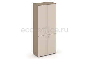 Шкаф высокий широкий ESTETICA ES.ST-1.3 Латте / Капучино фото