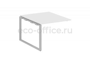 Проходной наборный элемент переговорного стола METAL SYSTEM STYLE БО.ППРГ-1 Белый / Серый металл фото