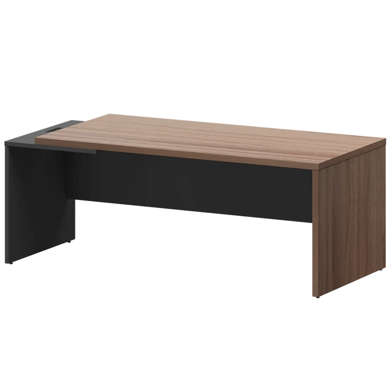 стол руководителя левый protech kz-20l темный шимо/графит фото