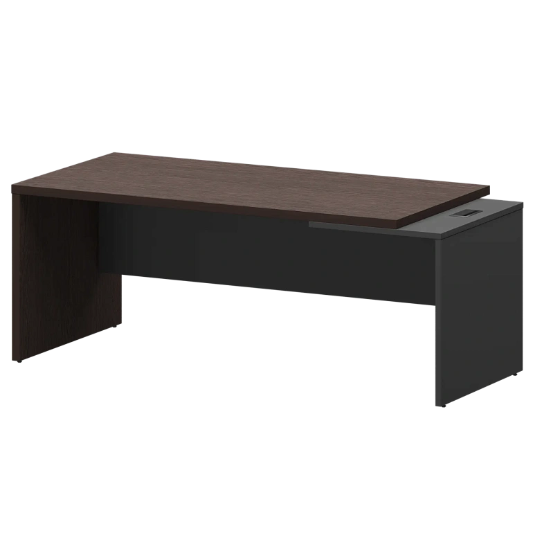 стол руководителя правый protech kz-20r дуб венге/графит фото