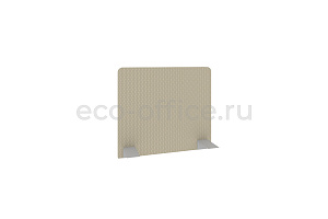 Экран тканевый для стола L600 SLIM SYSTEM С.ТЭКР-1 Бежевая сетчатая ткань TW04 фото