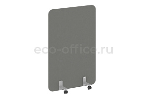 Перегородка на металлических опорах, на роликах R-LINE DP.R-100-150 Металлик фото