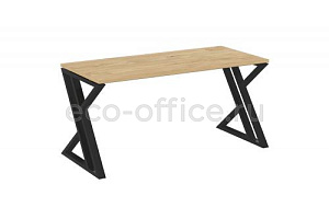 Стол рабочий LOFT VR.L-SRZ-4.7 Тиквуд Светлый / Чёрный металл фото