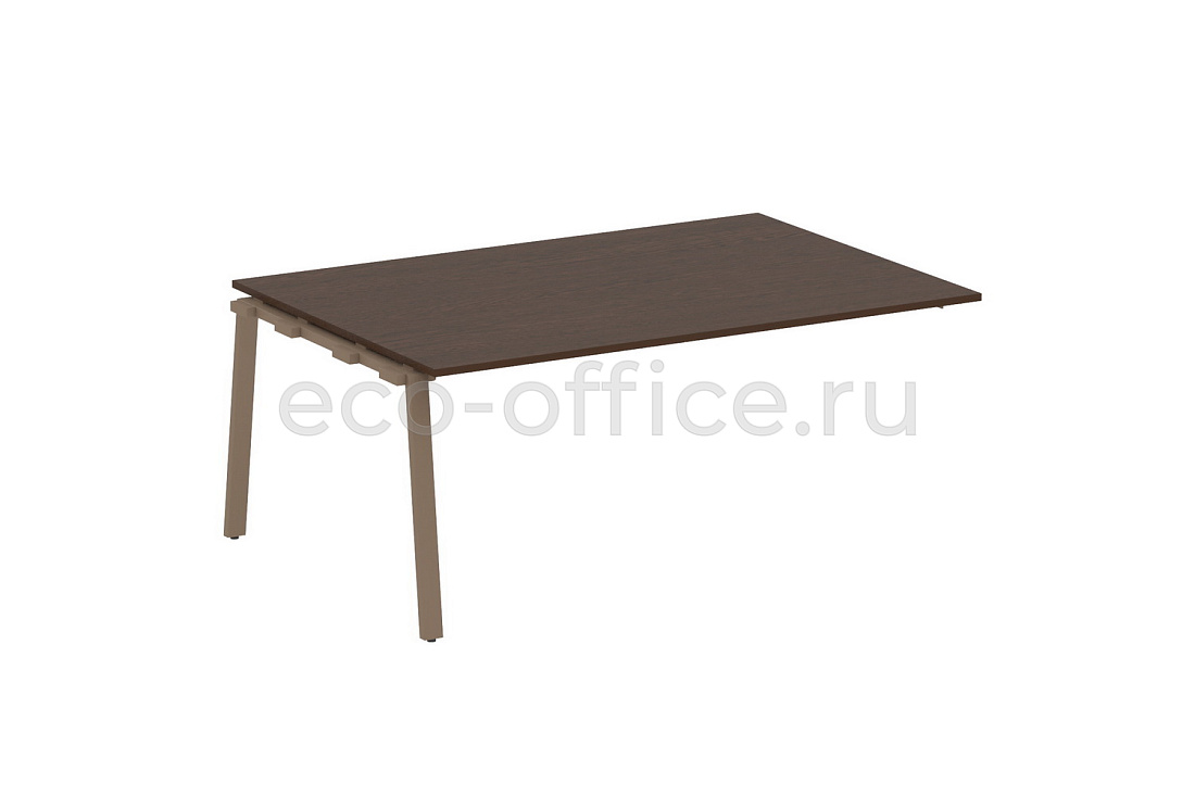 Проходной наборный элемент переговорного стола METAL SYSTEM STYLE БА.ППРГ-5 Венге Цаво / Мокко металл  стоимость