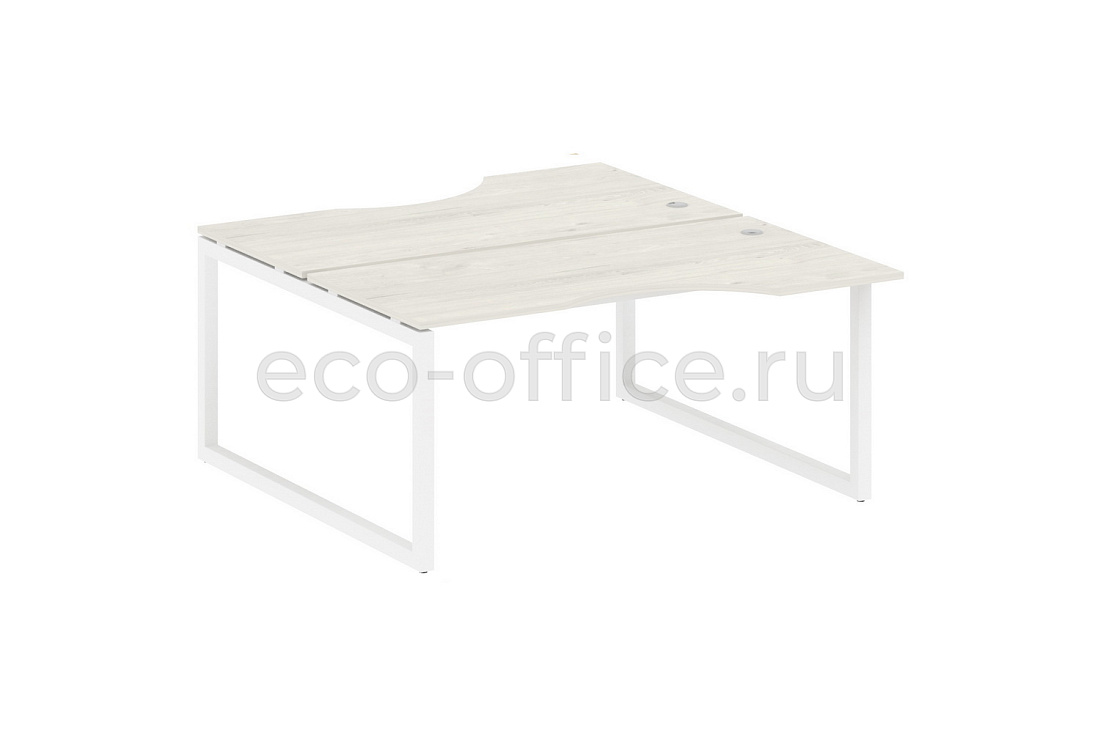 Рабочая станция криволинейная METAL SYSTEM QUATTRO 5x5 50БО.РАС-СА-2.1 Дуб Наварра / Белый металл  стоимость