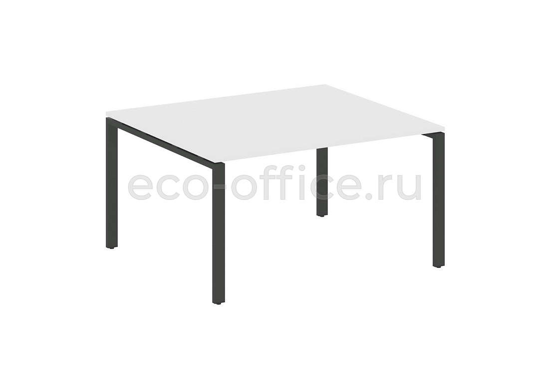 Стол переговорный (1 столешница) METAL SYSTEM STYLE БП.ПРГ-1.3 Белый / Антрацит металл  стоимость
