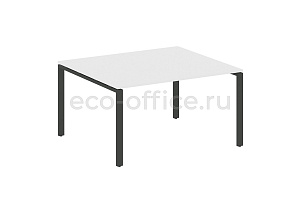 Стол переговорный (1 столешница) METAL SYSTEM STYLE БП.ПРГ-1.3 Белый / Антрацит металл фото