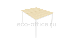 Рабочая станция на металлокаркасе SLIM SYSTEM С.СП-3.2 Клён / Белый металл фото