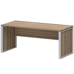Стол руководителя Protech НТМ-180 Дуб сафари/Металлик фото