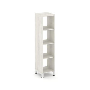 Каркас стеллажа 4 яр. STYLE PROJECT SN.KS-410 Дуб Наварра/Металл Белый фото