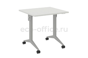 Стол складной мобильный X-PULL X.M-0.7 Белый Бриллиант / Серый металл фото