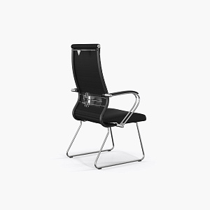Конференс-кресло Sit 10 B2-119K - UMF(X1) /Kb02/Wh00/K3cL(F55) (Черный) фото